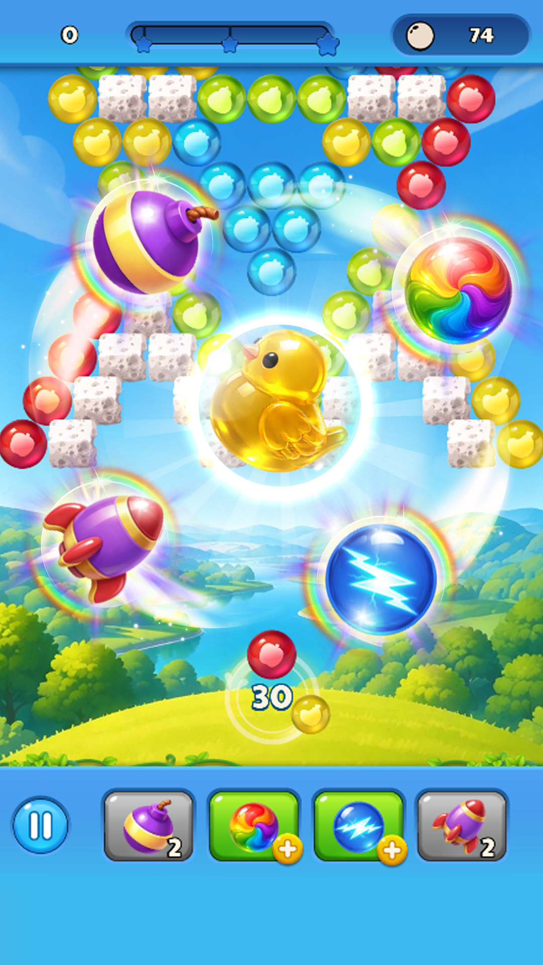 Bubble Shooter CrazyPop level screenshot